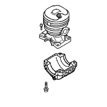 ECHO P021006992 - CRANKCASE SET - Authentic OEM part