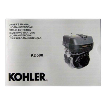 KOHLER ED0053028950 - LIBRETTO USO E MANUTENZ KD500 (Authentic OEM Part)