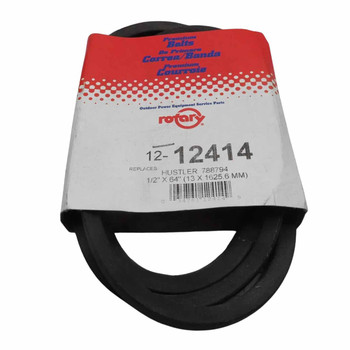 BELT HYDRO PUMP 1/2IN X 64IN (HUSTLER) 12414