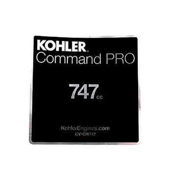 KOHLER 24 113 360-S - DECAL HDAC; 747CC/CV-CH742 (Authentic OEM Part)