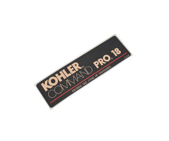 KOHLER 37 113 94-S - EPA(PRO 7.5) PERFORMANCE DECAL (Authentic OEM Part) KOHLER 37 113 94-S - EPA(PRO 7.5) PERFORMANCE DECAL (Authentic OEM Part)