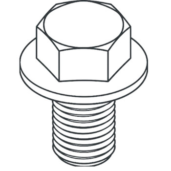 TUFF TORQ 168T2010010 M8 X 12 FLANGE BOLT (ORIGINAL OEM)