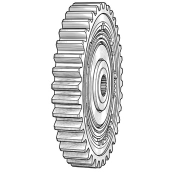 TUFF TORQ 187K1033450 REDUCTION GEAR 45T (ORIGINAL OEM)