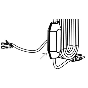 270290033 - ELECTRICAL PLUG -GROUNDED - Part # ELECTRICAL PLUG -GROUNDED (HOMELITE ORIGINAL OEM)