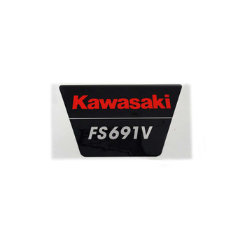 KAWASAKI 560801057 - LABEL-BRAND FS691V WITH HP - Image 1