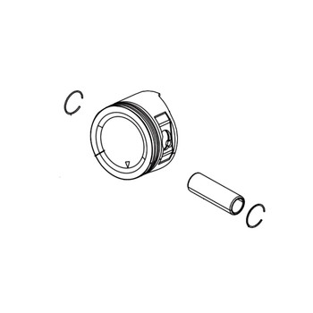 HUSQVARNA Piston Assy 531146930 Image 1