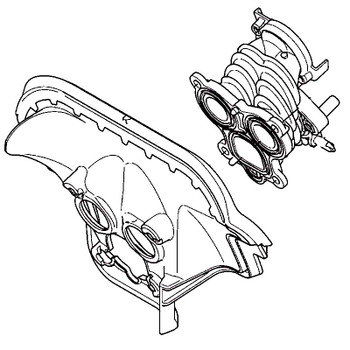 Husqvarna 593257902 - Inlet Pipe Assembly Winter - Original OEM part