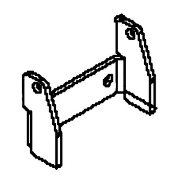 Husqvarna 593295602 - Bracket Mz Chute Orange Ms-668 - Original OEM part