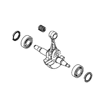 Husqvarna 597939201 - Crankshaft Kit 90 Cc Spare Par - Original OEM part