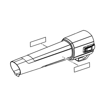 205348001 - BLOWER TUBE ASSEMBLY (HOMELITE ORIGINAL OEM)