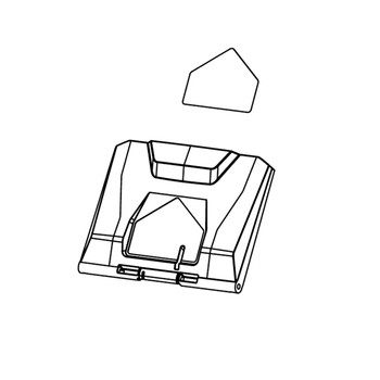 317263001 - REAR DOOR WITH LABEL / P1108VN (HOMELITE ORIGINAL OEM)