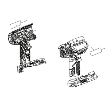 RYOBI/RIDGID 203736010 - HOUSING ASSEMBLY (INCLUDED KEY NOS (Original OEM part)