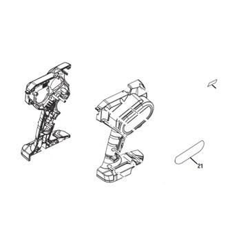 RYOBI/RIDGID 204368024 - Housing Assembly (Inc. Key Nos (Original OEM part)