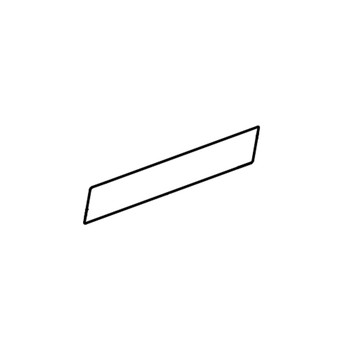 RYOBI/RIDGID 089041050902 - LABEL SLIDER MITER FENCE WARNING (Original OEM part)