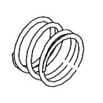 MAKITA 232527-4 - COMPRESSION SPRING 25 D DTWA100 - Authentic OEM part