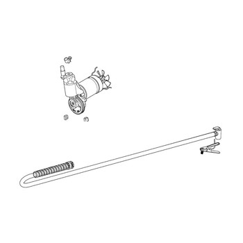 MAKITA TE00000340 - MOTOR ASSEMBLY MP100 - Authentic OEM part