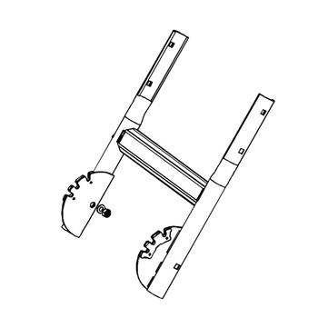 318731001 - LOWER HANDLE TUBES - Part # LOWER HANDLE TUBES (HOMELITE ORIGINAL OEM)