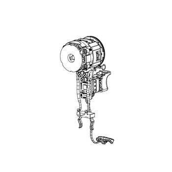 RYOBI/RIDGID 206117004 - ASSEMBLY MOTOR/CIRCUIT BOARD ASSEMBLY/PINION (Original OEM part)