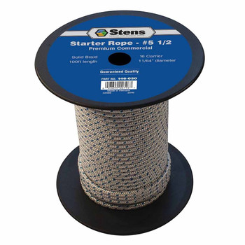 Stens 146050 100' SOLID BRAID STARTER ROPE #5 1/2 SOLID BRAID