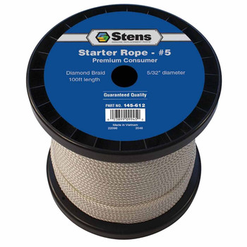 Stens 145612 100'DIAMOND BRAID STARTER ROPE #5 DIAMOND
