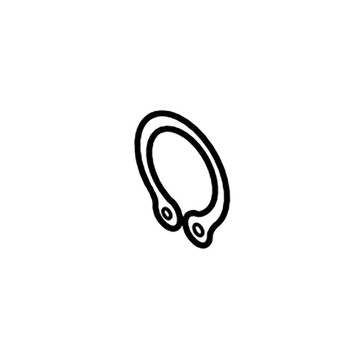MARUYAMA part 014210 - C-SHAPED SNAP RING 1 - Authentic OEM part