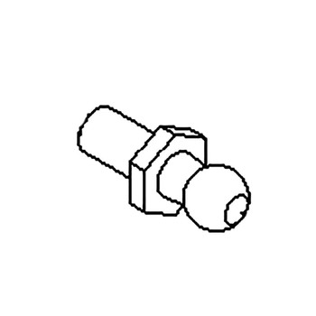 103-5752 - STUD-BALL - (TORO ORIGINAL OEM) - Image 1