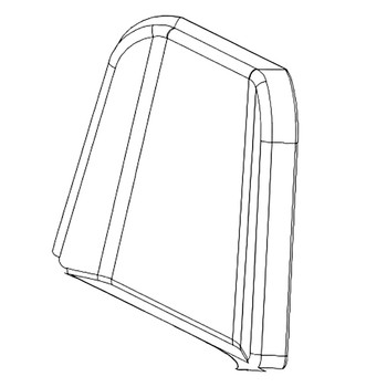 104-7754 - CUSHION-SEAT BACK - (TORO ORIGINAL OEM)
