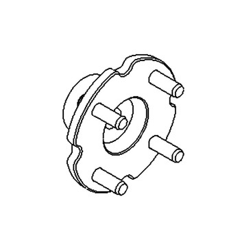 105-0800 - WHEEL HUB ASM - (TORO ORIGINAL OEM) - Image 1