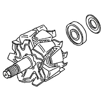 107-0136 - ROTOR ASM - (TORO ORIGINAL OEM)