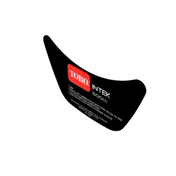 1074906 DECALENGINE (TORO ORIGINAL OEM)