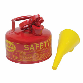 Stens 765180 METAL SAFETY FUEL CAN EAGLE 1 GALLON WITH FUNNEL