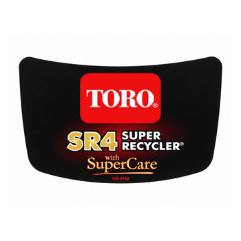 1088168 DECALSUPERCARE (TORO ORIGINAL OEM)