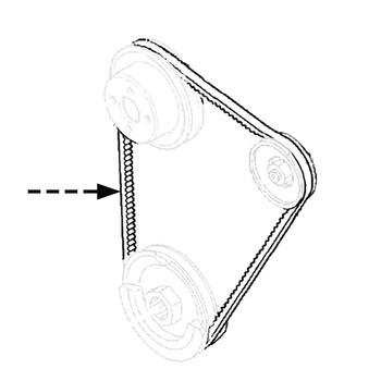 112-8353 - BELT-FAN (35.5 IN) - (TORO ORIGINAL OEM)