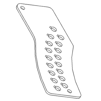 117-5287-01 - PLATE-HOC INSIDE - (TORO ORIGINAL OEM) - Image 1