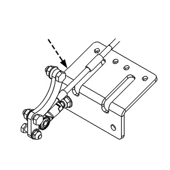 117-6238-01 - BRACKET-CLAMP CABLE - (TORO ORIGINAL OEM) - Image 1