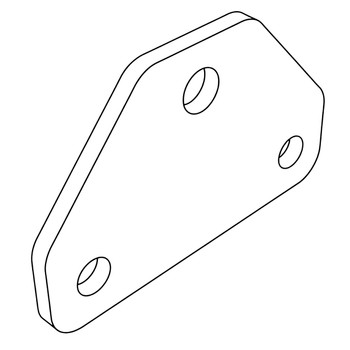 120-7918 - PLATE-HYDRO MOUNT - (TORO ORIGINAL OEM)