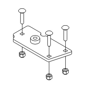 125-5072 - FRAME PLATE KIT - (TORO ORIGINAL OEM) - Image 1