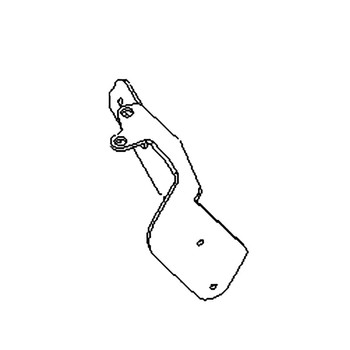 126-9808-03 - BRACKET-SUPPORT LEFT POD - (TORO ORIGINAL OEM) 126-9808-03 - BRACKET-SUPPORT LEFT POD - (TORO ORIGINAL OEM)