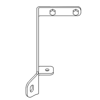 127-1903 - BRACKET-MUFFLER LH - (TORO ORIGINAL OEM) 127-1903 - BRACKET-MUFFLER LH - (TORO ORIGINAL OEM)