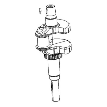 127-9255 - CRANKSHAFT - (TORO ORIGINAL OEM) - Image 1