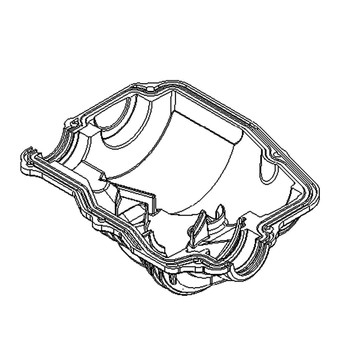 130-2337 - CASE-LOWER TRANSMISSION - (TORO ORIGINAL OEM) - Image 1