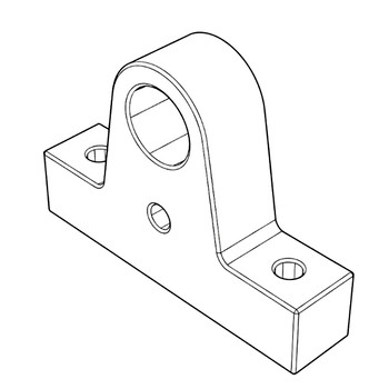 130-6887 - MOUNT-PEDAL PIVOT - (TORO ORIGINAL OEM)