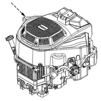 131-1097 - DECAL-DRAIN OIL - (TORO ORIGINAL OEM) - Image 1