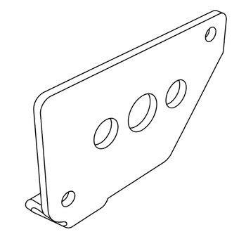 131-3933 - PLATE-FOOTLIFT - (TORO ORIGINAL OEM)