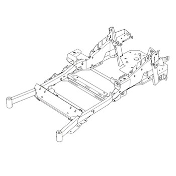 131-7689 - MAIN FRAME ASM - (TORO ORIGINAL OEM)