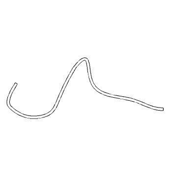 135-3417 - HOSE VENT FORMED - (TORO ORIGINAL OEM)