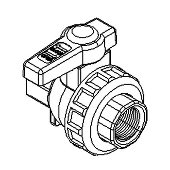 135-6002 - VALVE-UNION 3/4 - (TORO ORIGINAL OEM) - Image 1