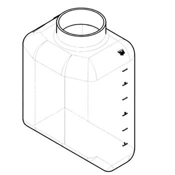 135-7993 - ASM-TANK AUX/ISO 7GAL RT - (TORO ORIGINAL OEM)