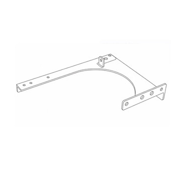 135-8714 - FRAME HOPPER LEFT SIDE - (TORO ORIGINAL OEM)