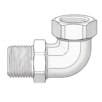 1359214 3/8 MPT X 3/8 FPT ELBOW 90 (TORO ORIGINAL OEM)